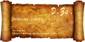 Dobray Zsolt névjegykártya